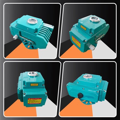 Actuador eléctrico de cuarto de vuelta de 250 Nm 24 V