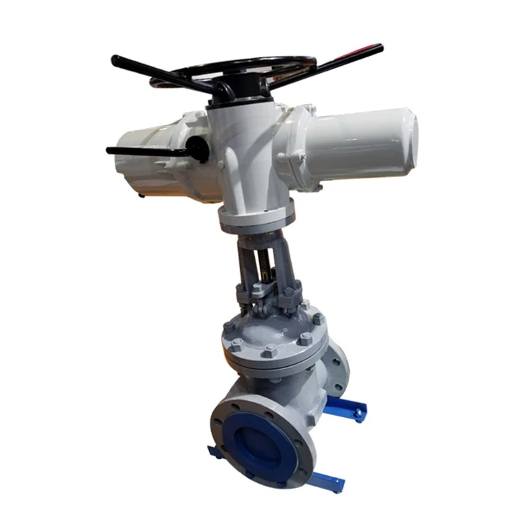 Cast Steel Rising Stem Electric Gate Valve