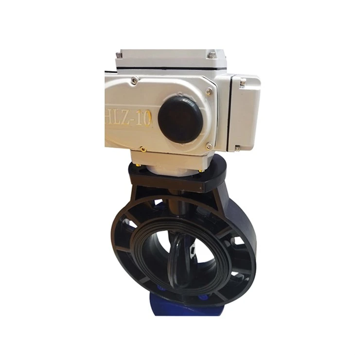 DN100 Motor Drive Butterfly PVC Valve