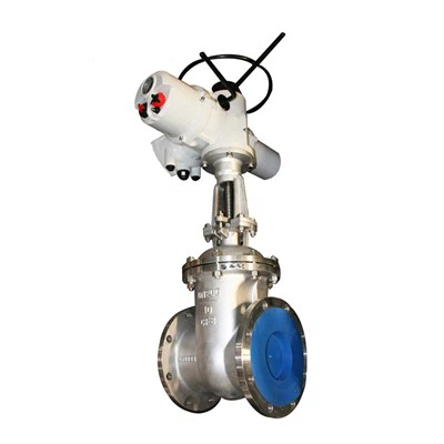 Válvula de compuerta de agua eléctrica con cuña de vástago ascendente DN200