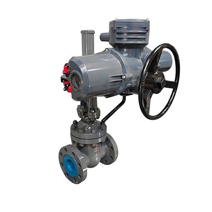 DN100 Electric Bevel Gear WCB Gate Valve