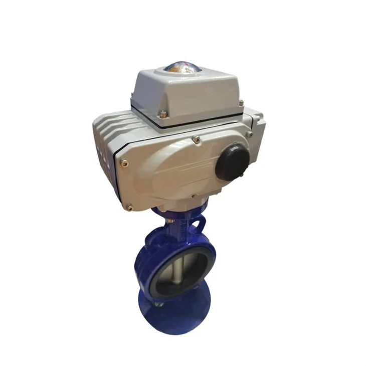 Motorized EPDM Wafer Type Butterfly Valve